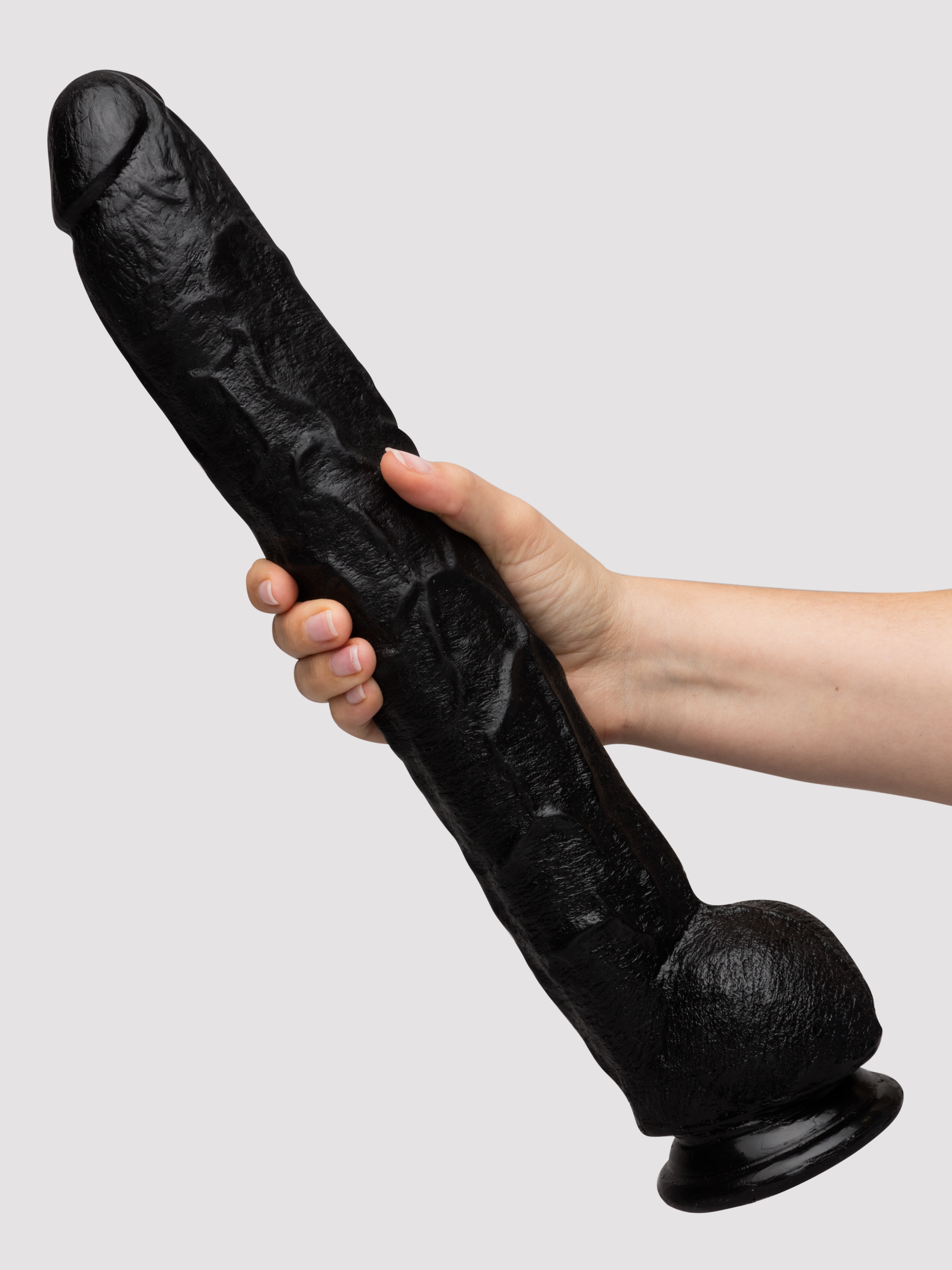 Doc Johnson Dick Rambone Black Cock 13.5 Inch, Black, hi-res