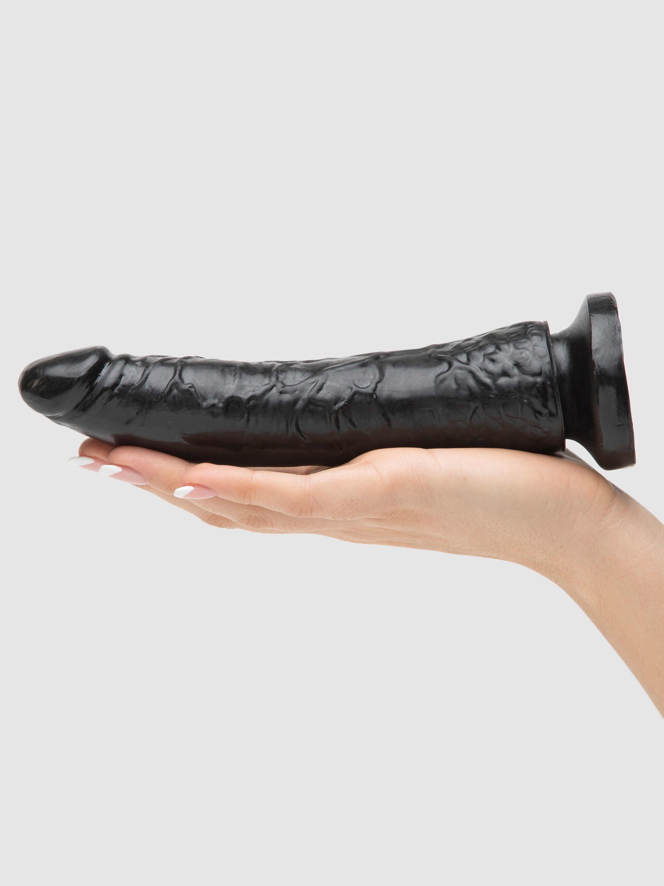 Fetish Fantasy Gold Designer Unisex Strap-On Harness with Dildo 7.5 Inch, Black, hi-res