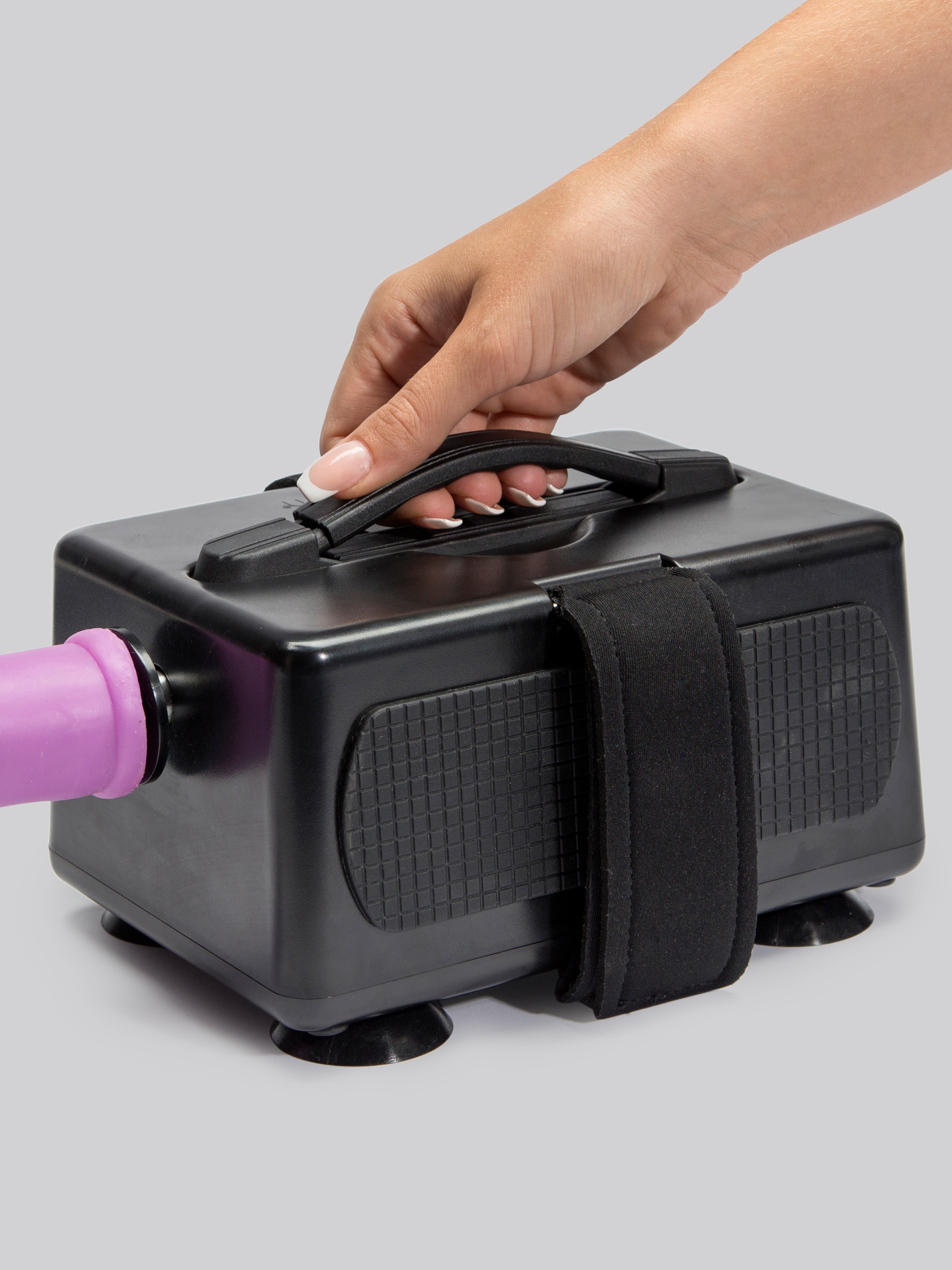 Pipedream Portable Thrusting Sex Machine, Black, hi-res