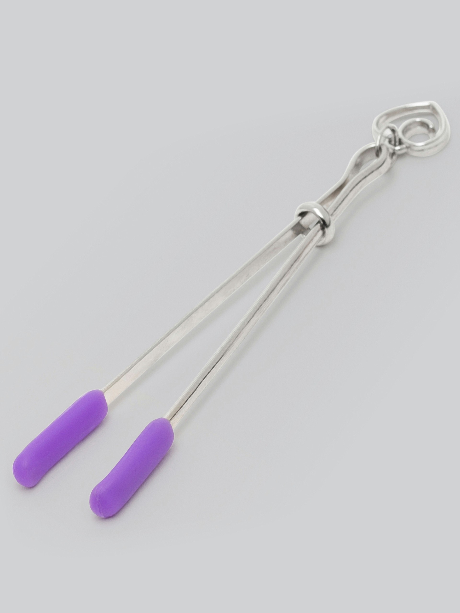 Lovehoney Pinch Perfect Adjustable Clitoral Clamp, Silver, hi-res