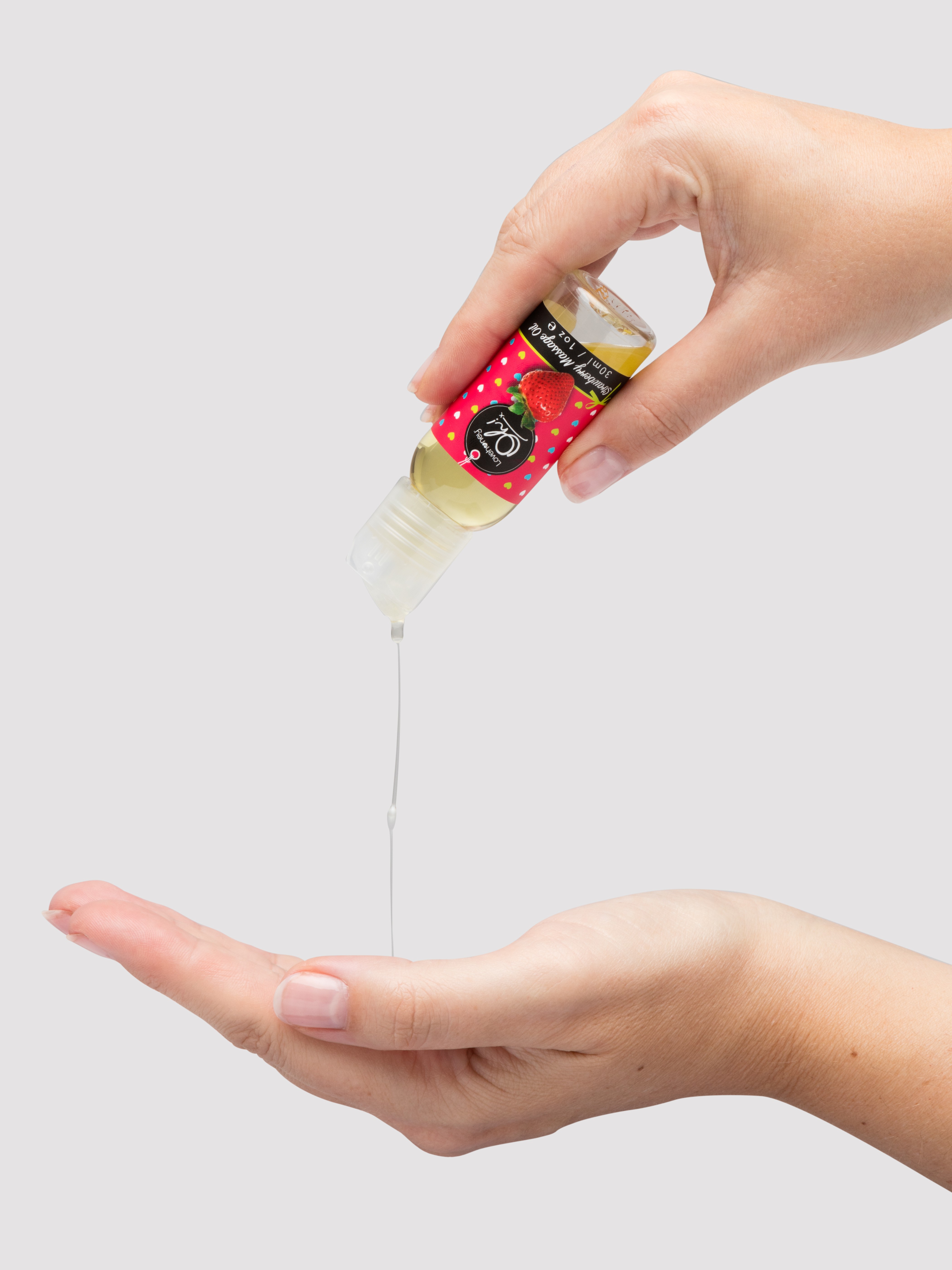 Lovehoney Oh! Strawberry Kissable Massage Oil 30ml, , hi-res