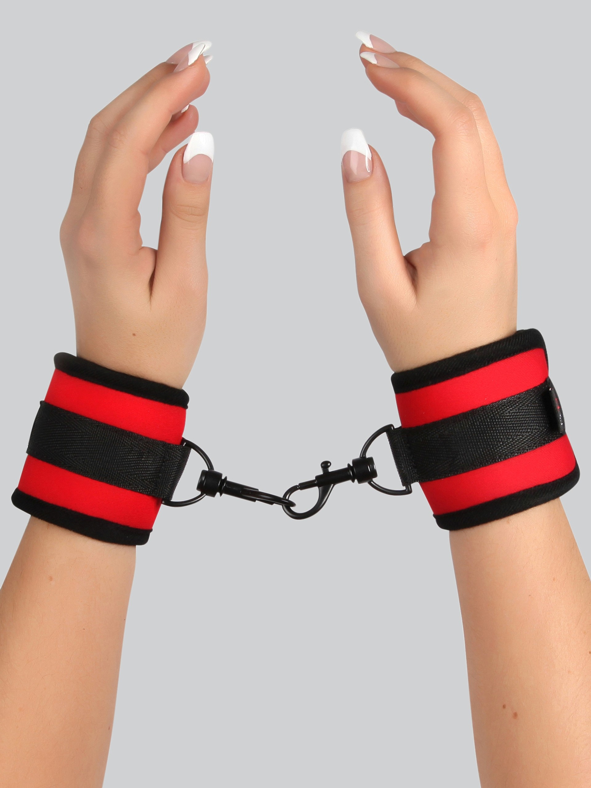 Bondage Boutique Soft Handcuffs - Red