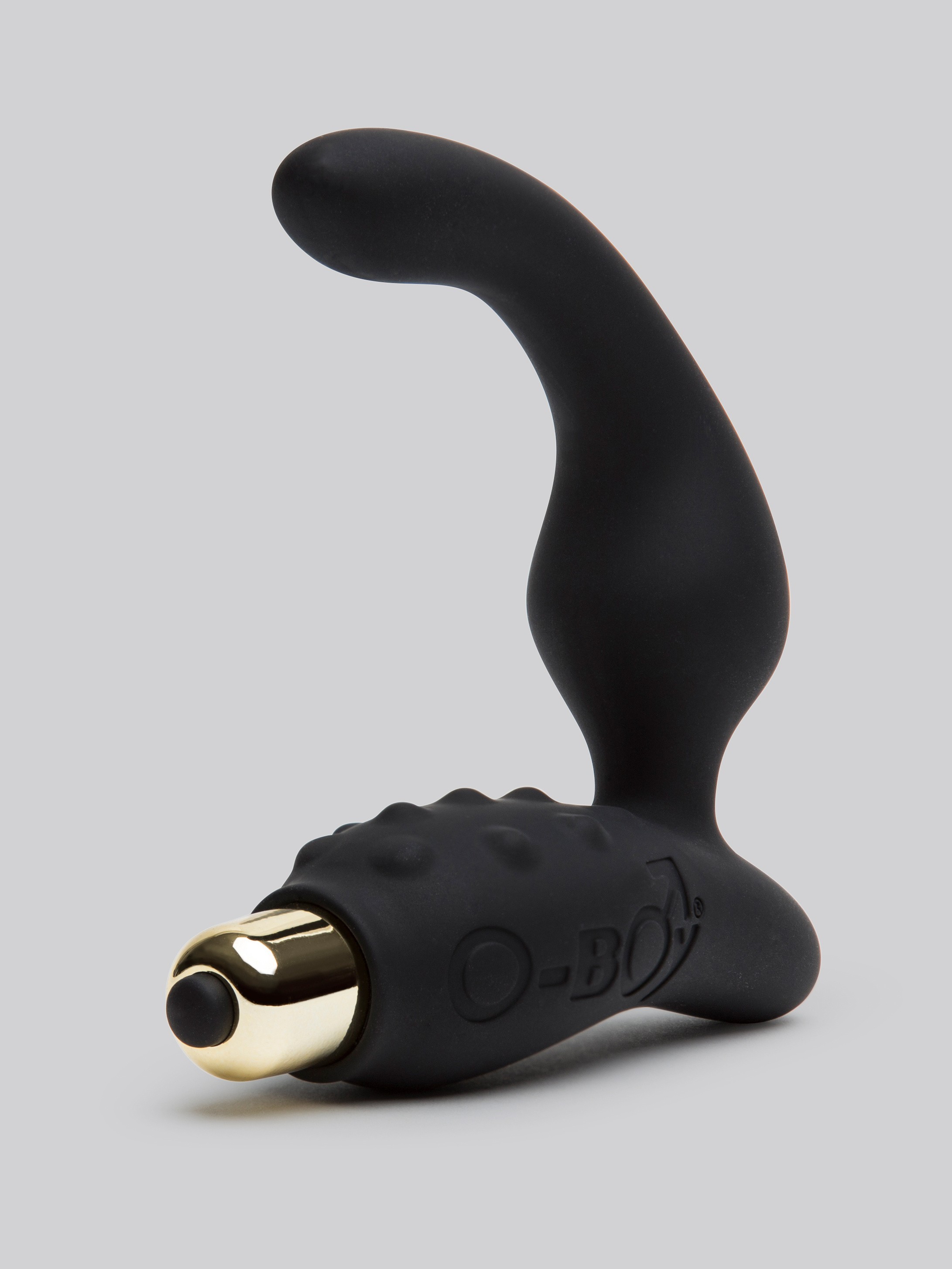 Rocks Off 7 Function O-Boy Beginner's Vibrating Prostate Massager, Black, hi-res