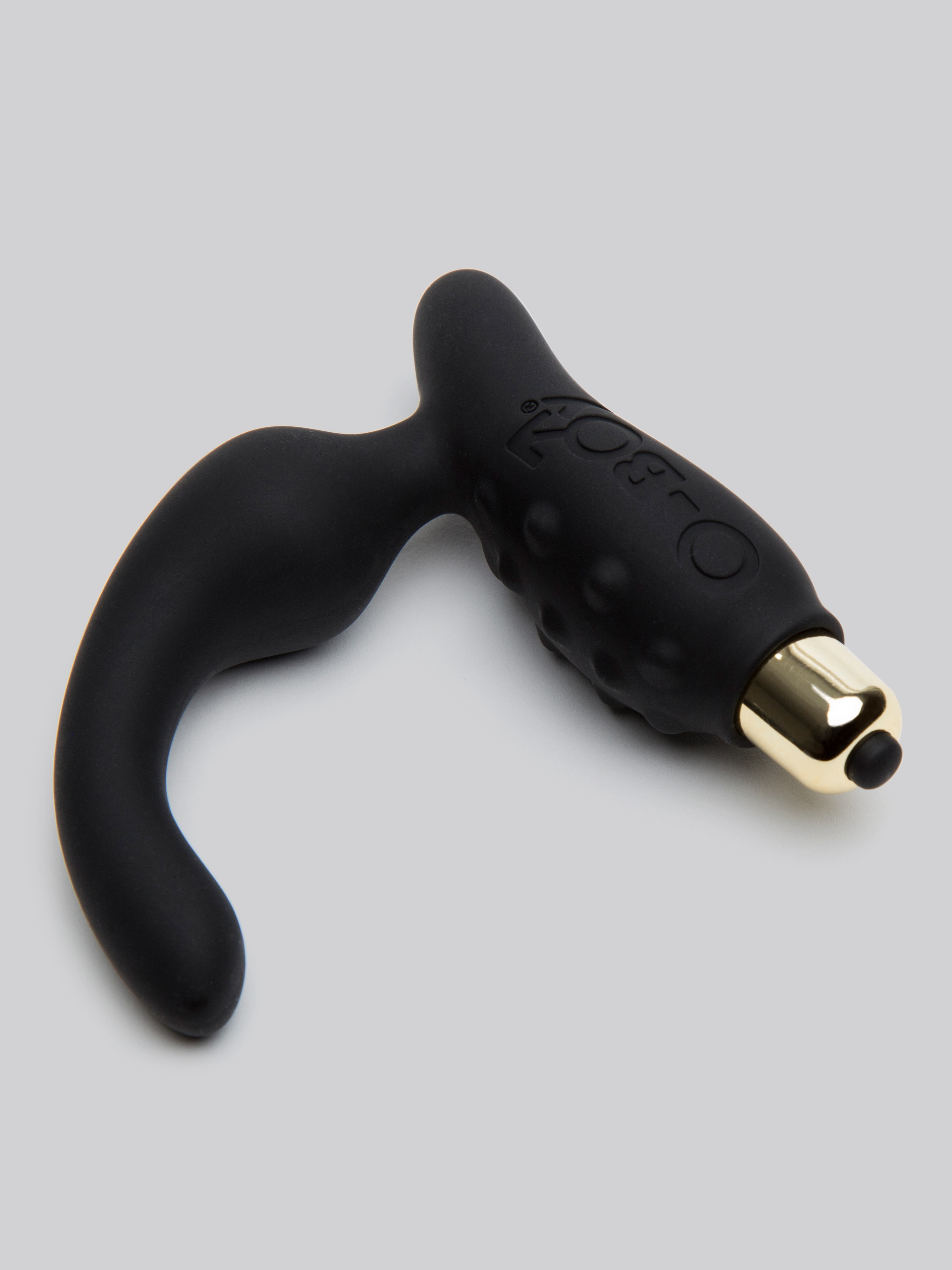 Rocks Off 7 Function O-Boy Beginner's Vibrating Prostate Massager, Black, hi-res