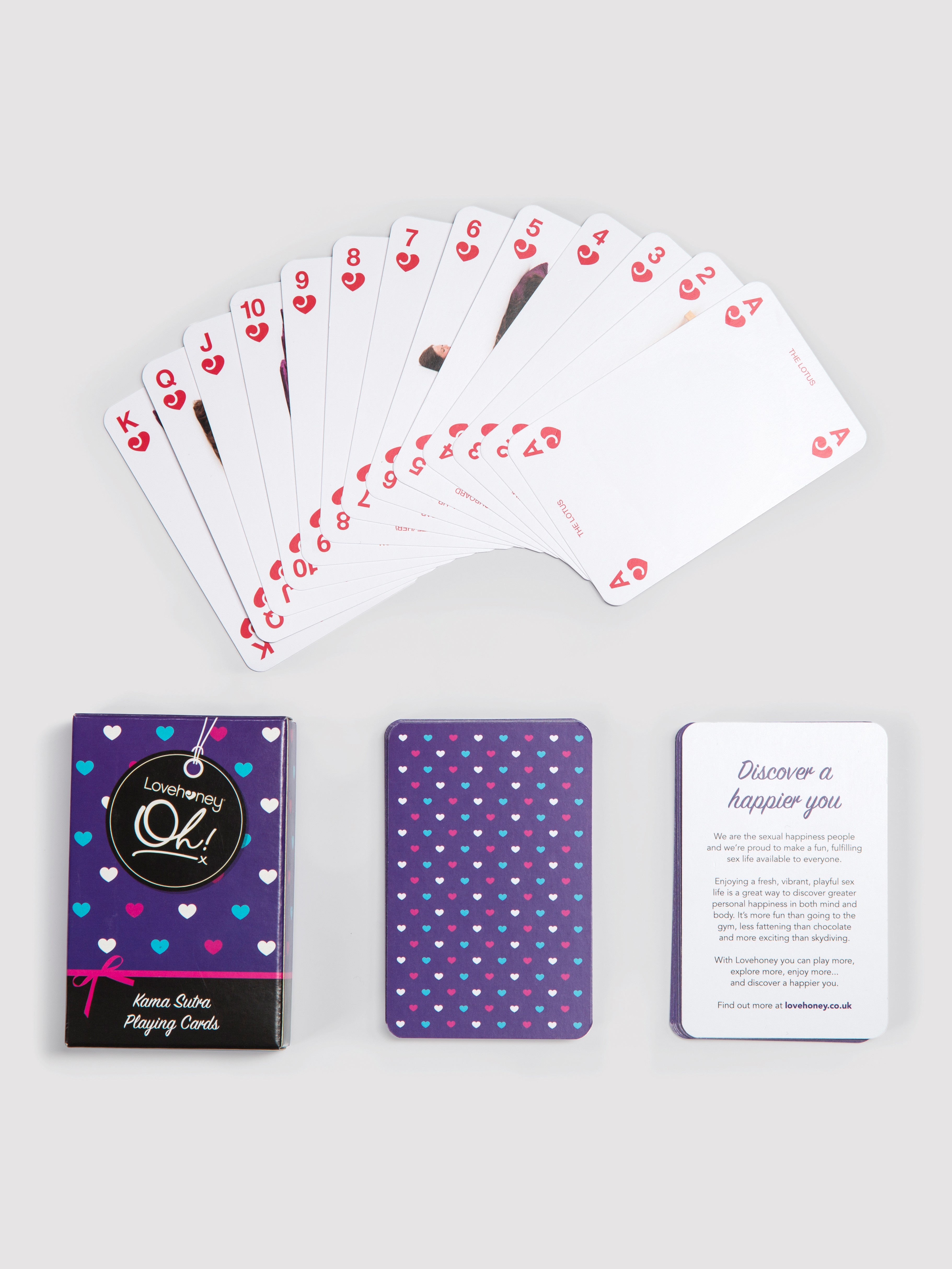 Lovehoney Oh! Kama Sutra Playing Cards, , hi-res