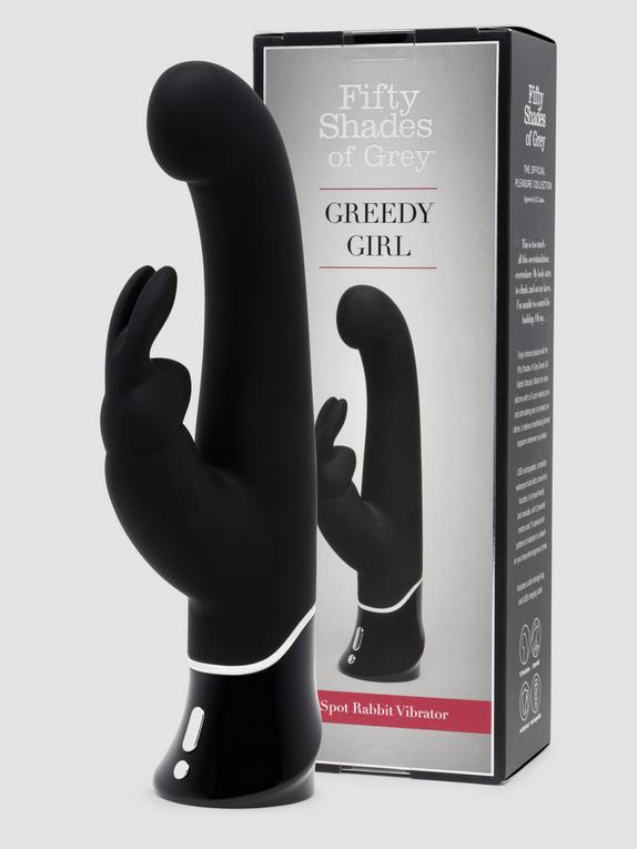 lovehoney.com.au | Fifty Shades of Grey Greedy Girl G-Spot Rabbit Vibrator
