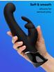 Fifty Shades of Grey Greedy Girl Rechargeable G-Spot Rabbit Vibrator, Black, hi-res
