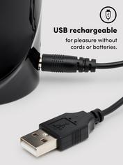 Vibro rabbit spécial point G Greedy Girl rechargeable USB, Fifty Shades of Grey, Noir, hi-res