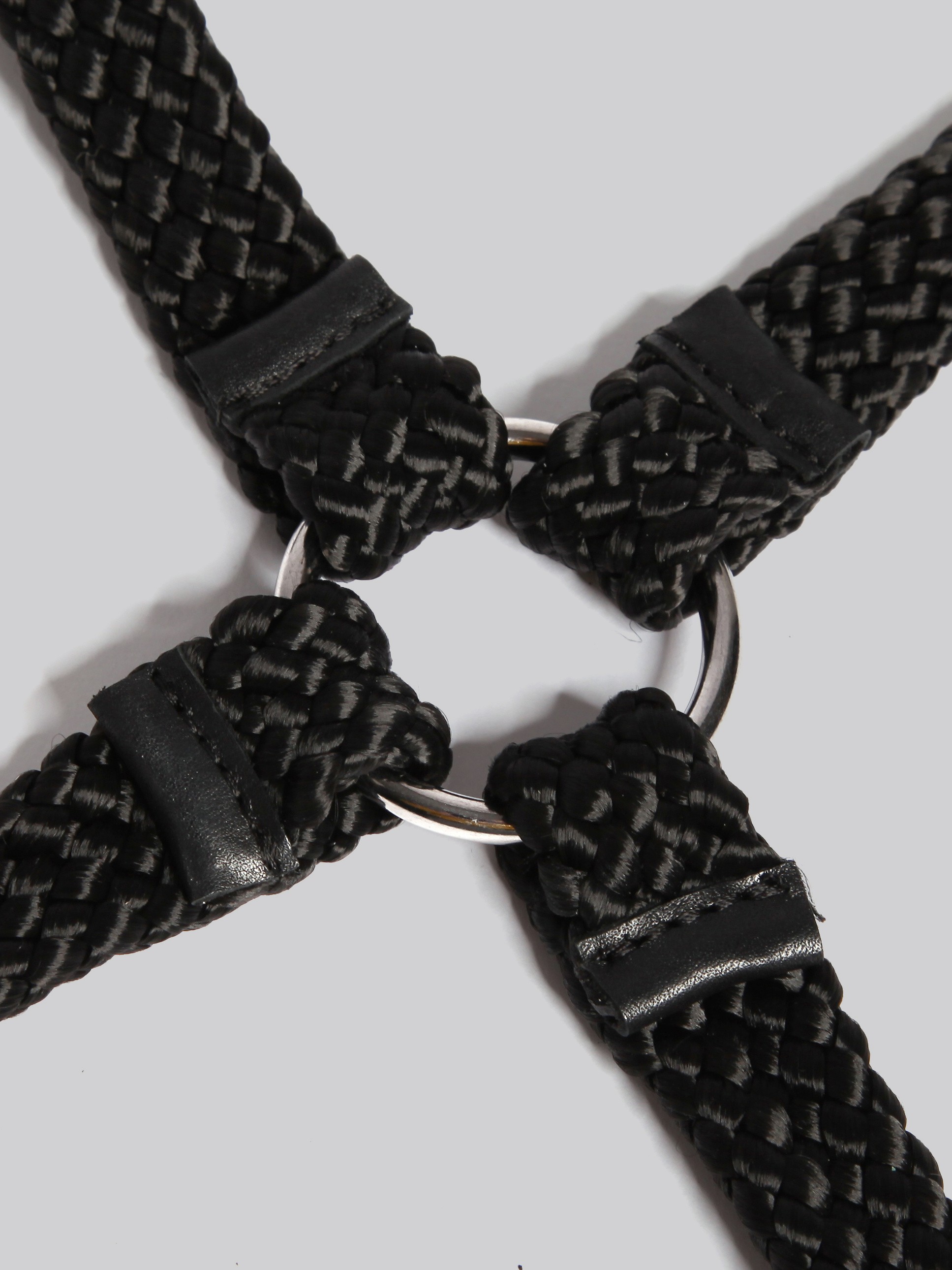 Bondage Boutique Soft Rope Hogtie, Black, hi-res