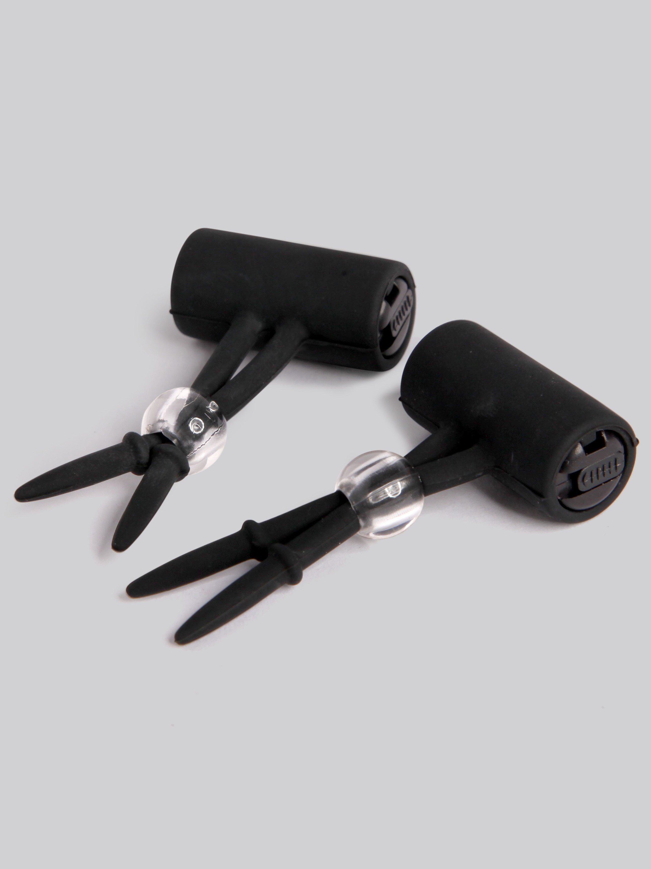 Fetish Fantasy Vibrating Nipple Lassos, Black, hi-res