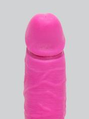 Shower Stud Realistic Suction Cup Dildo Vibrator with Balls 6 Inch, Pink, hi-res