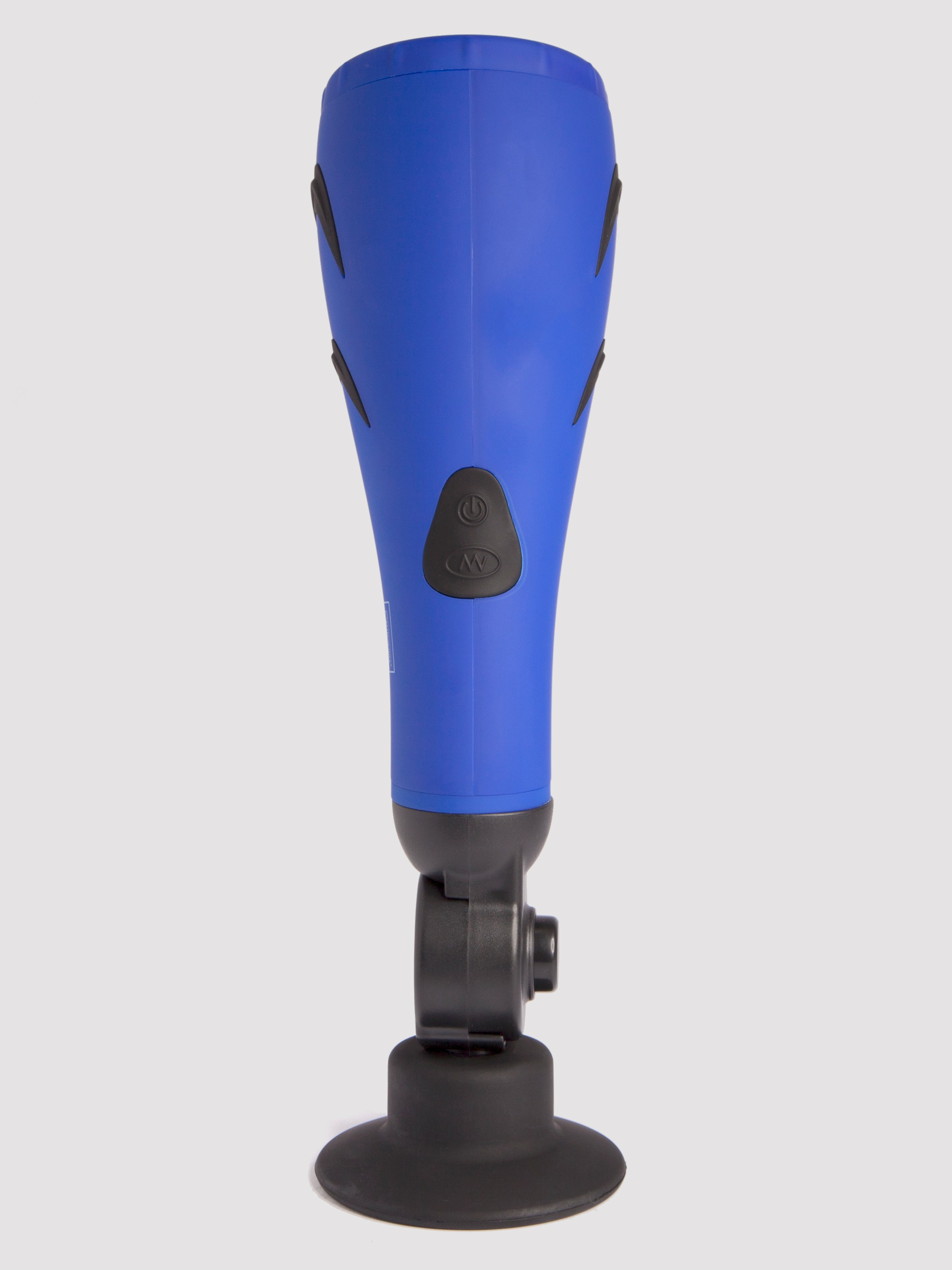 Apollo Hydro Power Stroker Vibrating Male Masturbator with Suction Cup, Blue, hi-res