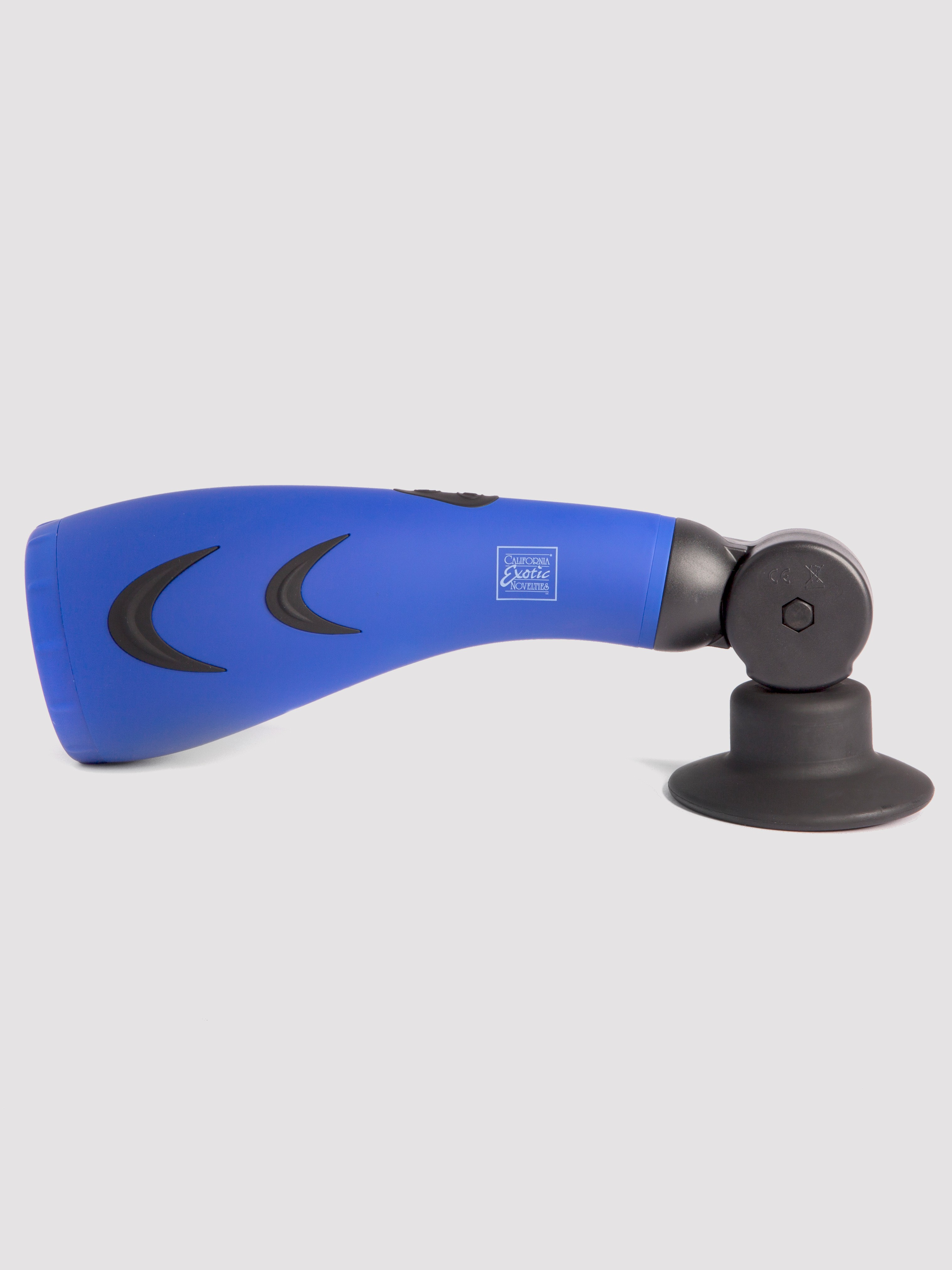 Apollo Hydro Power Stroker Vibrating Male Masturbator with Suction Cup, Blue, hi-res