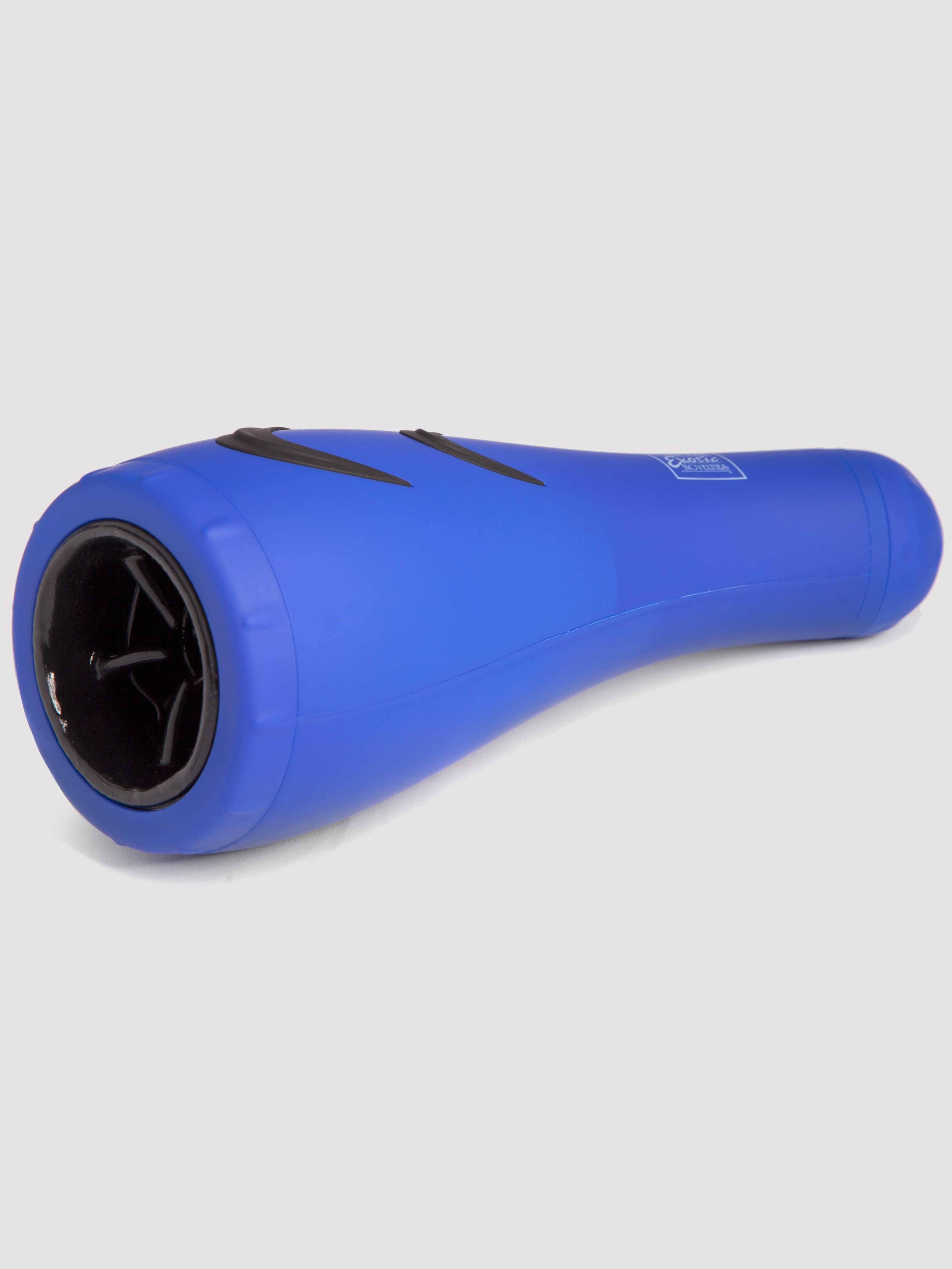 Apollo Hydro Power Stroker Vibrating Male Masturbator with Suction Cup, Blue, hi-res