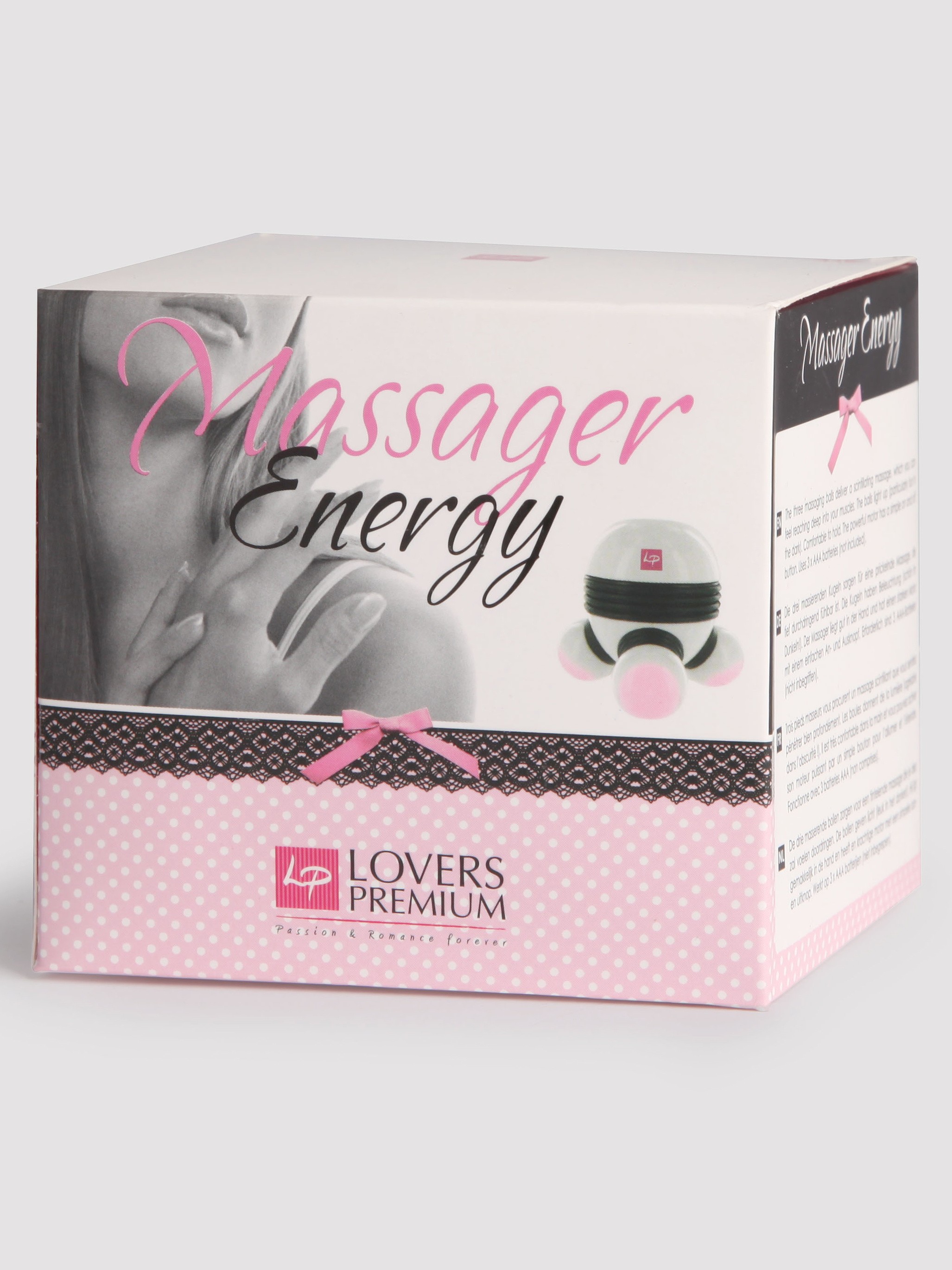 LoversPremium Energy Vibrating Massager, White, hi-res