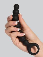 Tracey Cox Supersex Silicone Beaded Anal Prober, Black, hi-res