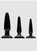 Colt Anal Butt Plug Set (3 Piece), Black, hi-res