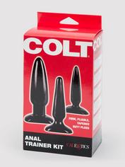 Colt Anal Butt Plug Set (3 Piece), Black, hi-res