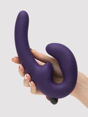 Fun Factory ShareVibe Rechargeable Vibrating Strapless Strap-On Dildo, Purple, hi-res