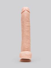 Hung Rider Bruno Large Realistic Suction Cup Dildo 12 Inch, Flesh Pink, hi-res
