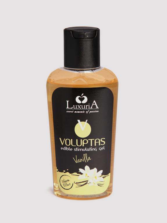 Luxuria Vanilla Warming Flavoured Massage and Stimulating Gel 100ml, , hi-res