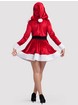 Hooded Sexy Santa Dress with Belt, Red, hi-res