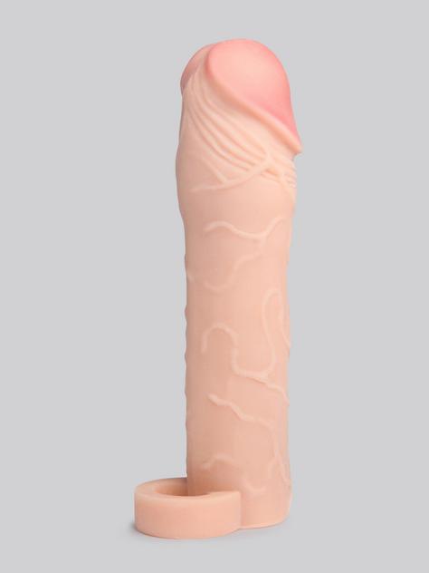 Fantasy X-Tensions 2 Extra Inches Realistic Penis Extender with Ball Loop, Flesh Pink, hi-res