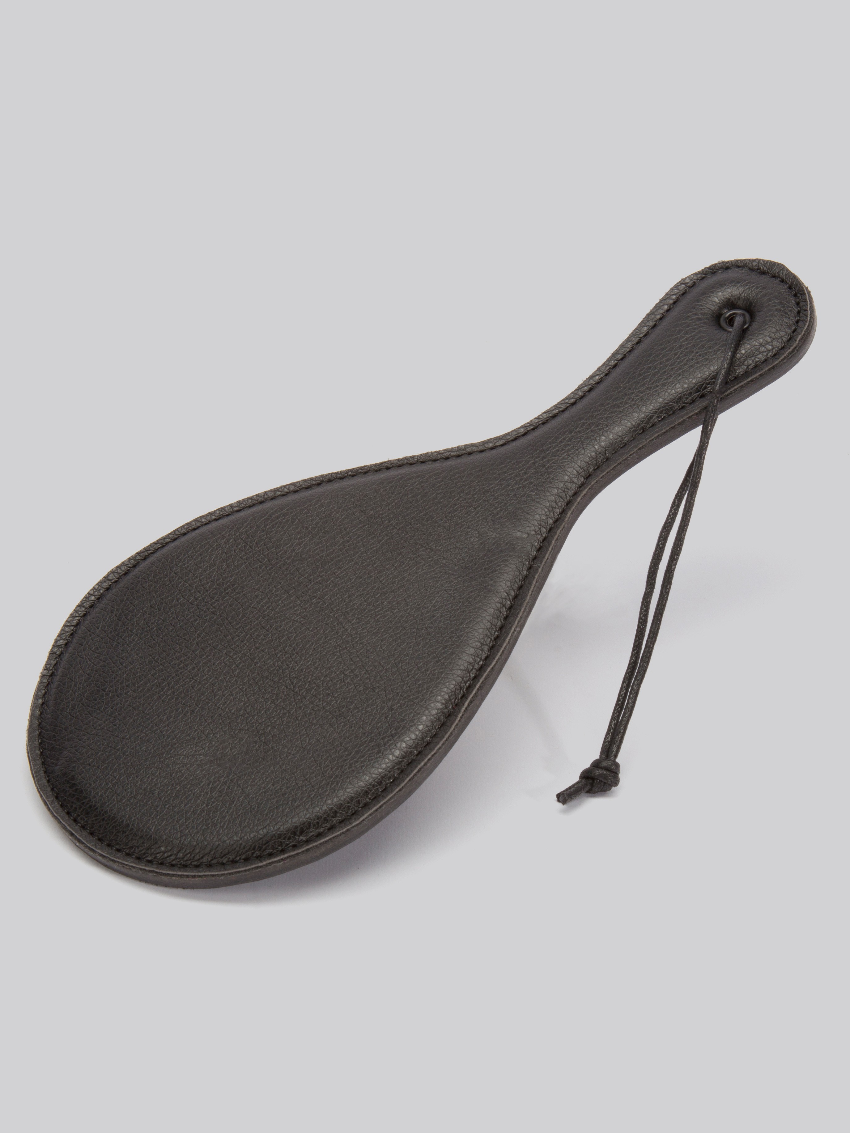 Bondage Boutique Faux Leather Spanking Paddle, Black, hi-res