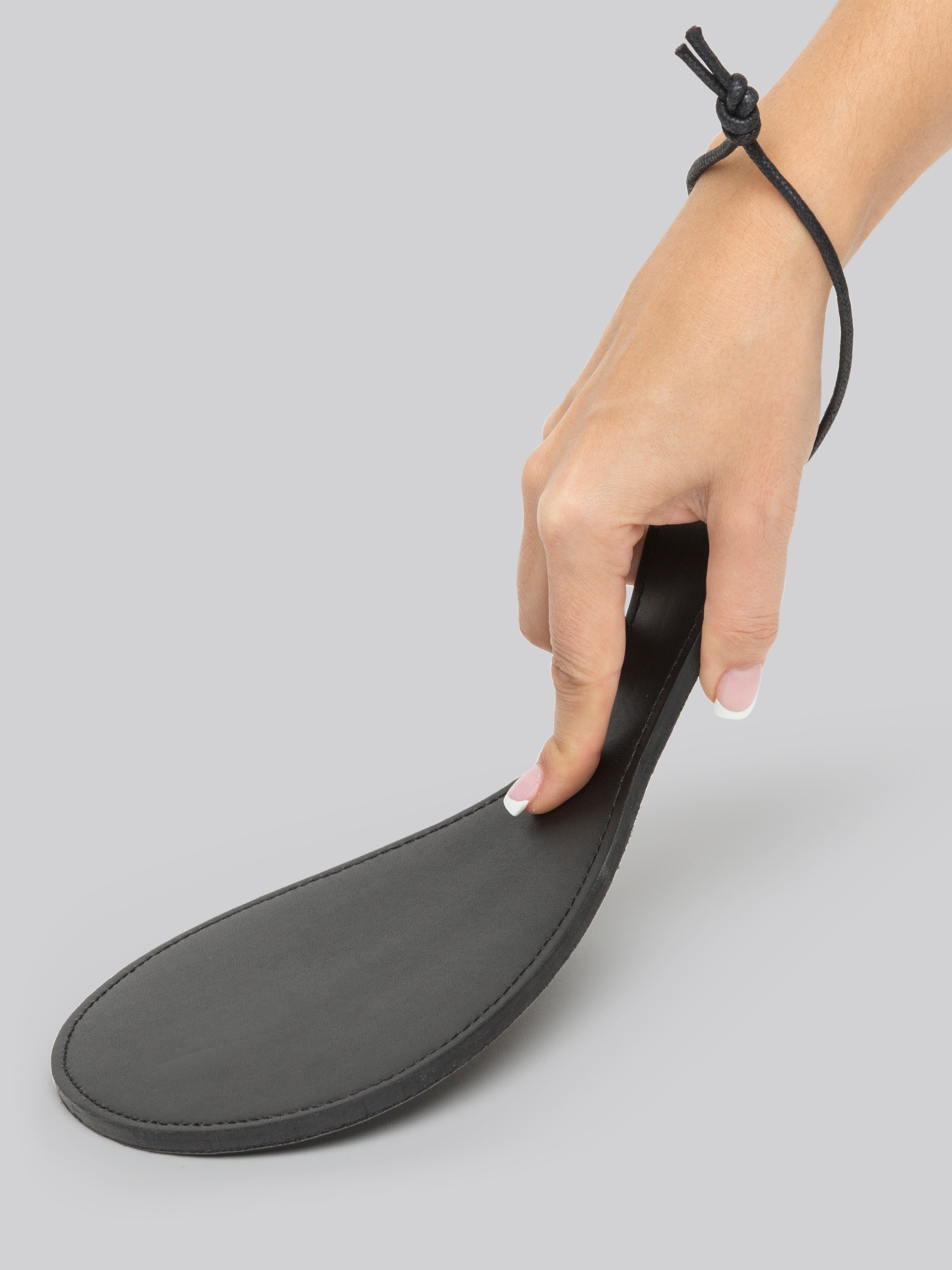 Bondage Boutique Faux Leather Spanking Paddle, Black, hi-res