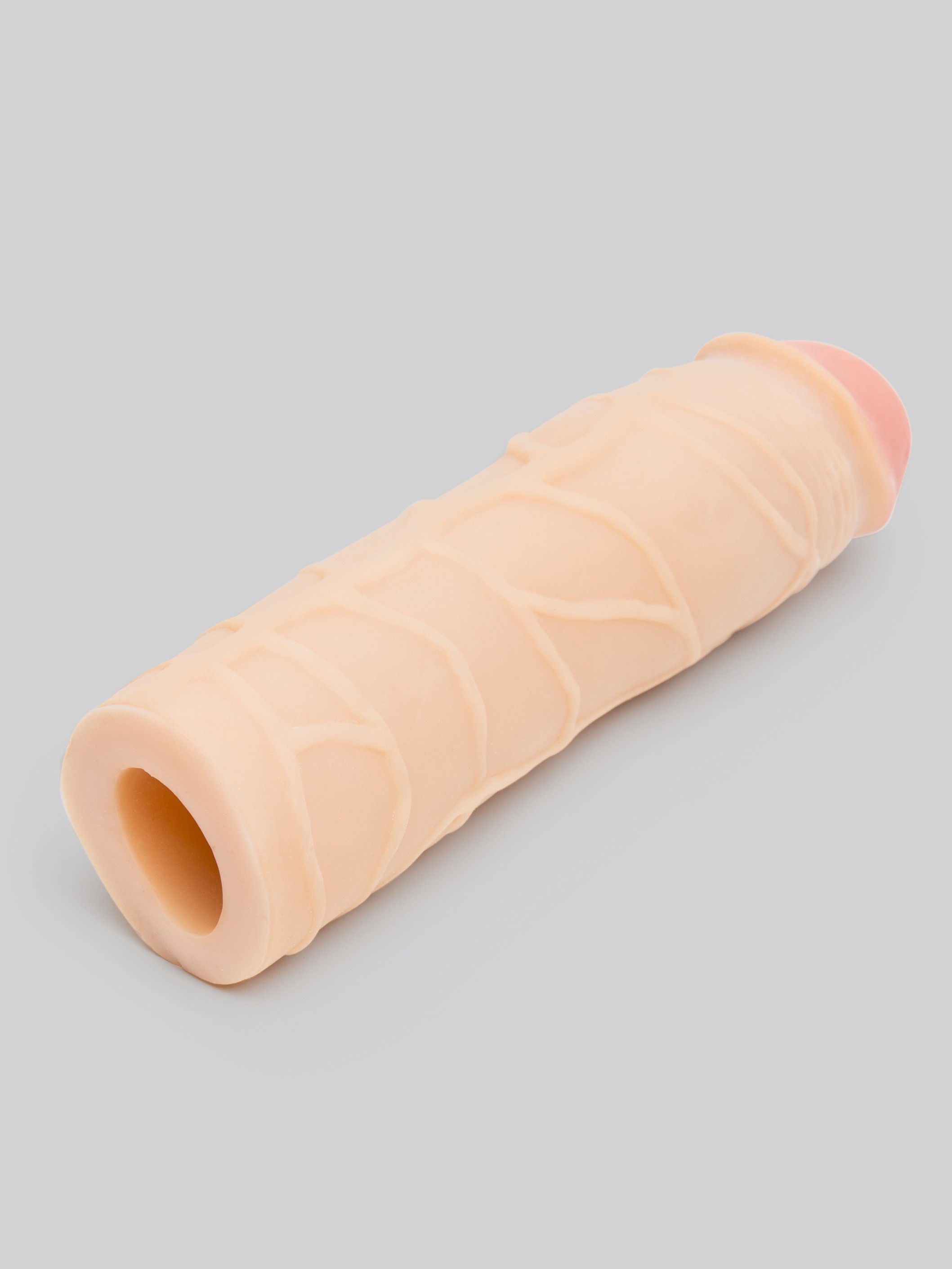 Fantasy X-Tensions 3 Extra Inches Extra Girthy Realistic Penis Extender, Flesh Pink, hi-res