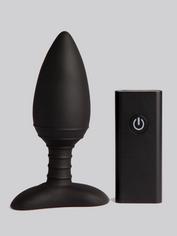 Nexus Ace Medium Quiet Remote Control Vibrating Butt Plug, Black, hi-res