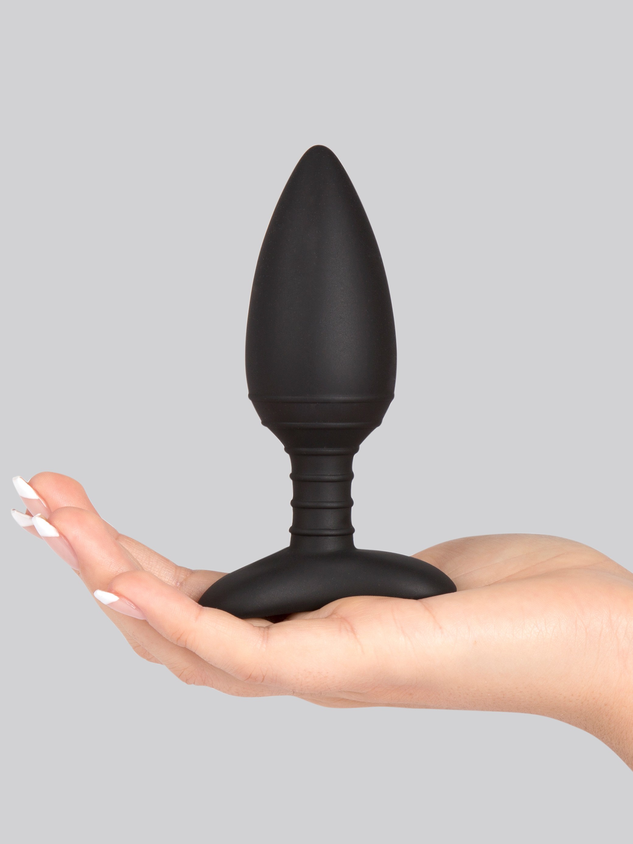 Nexus Ace Medium Quiet Remote Control Vibrating Butt Plug, Black, hi-res