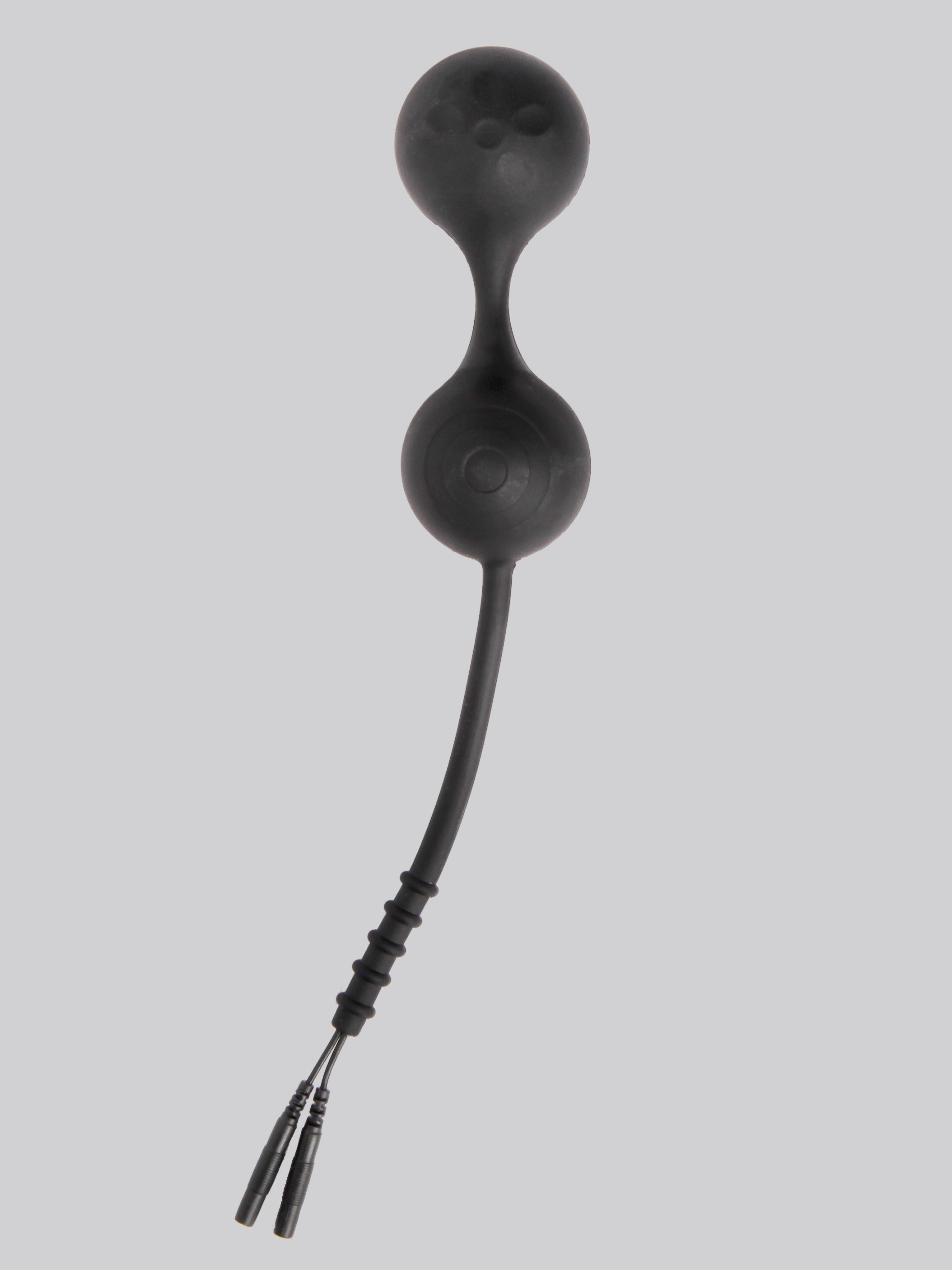 ElectraStim Lula Noir Silicone Kegel Balls with E-Stim, Black, hi-res