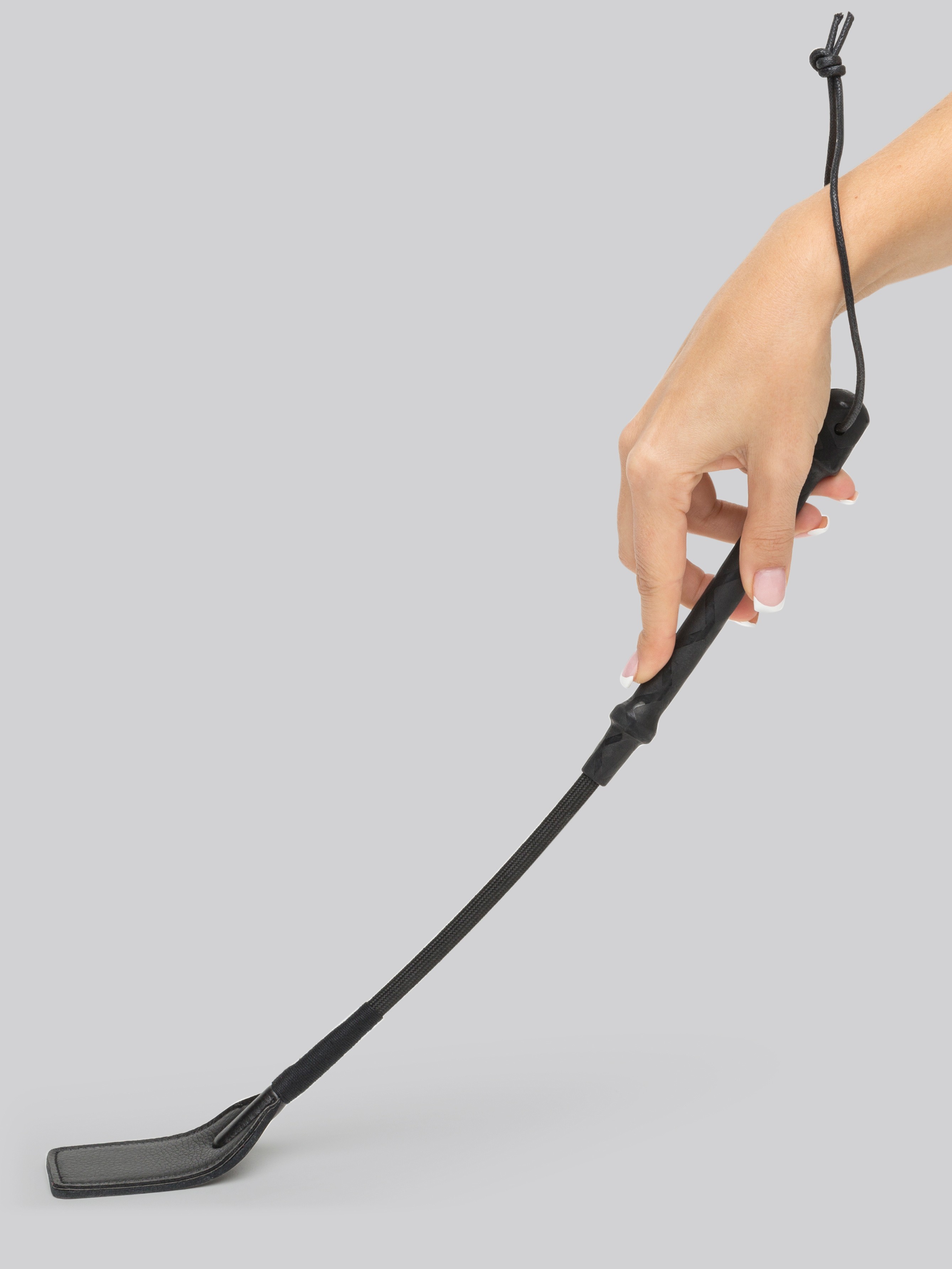 Bondage Boutique Faux Leather Crop, Black, hi-res