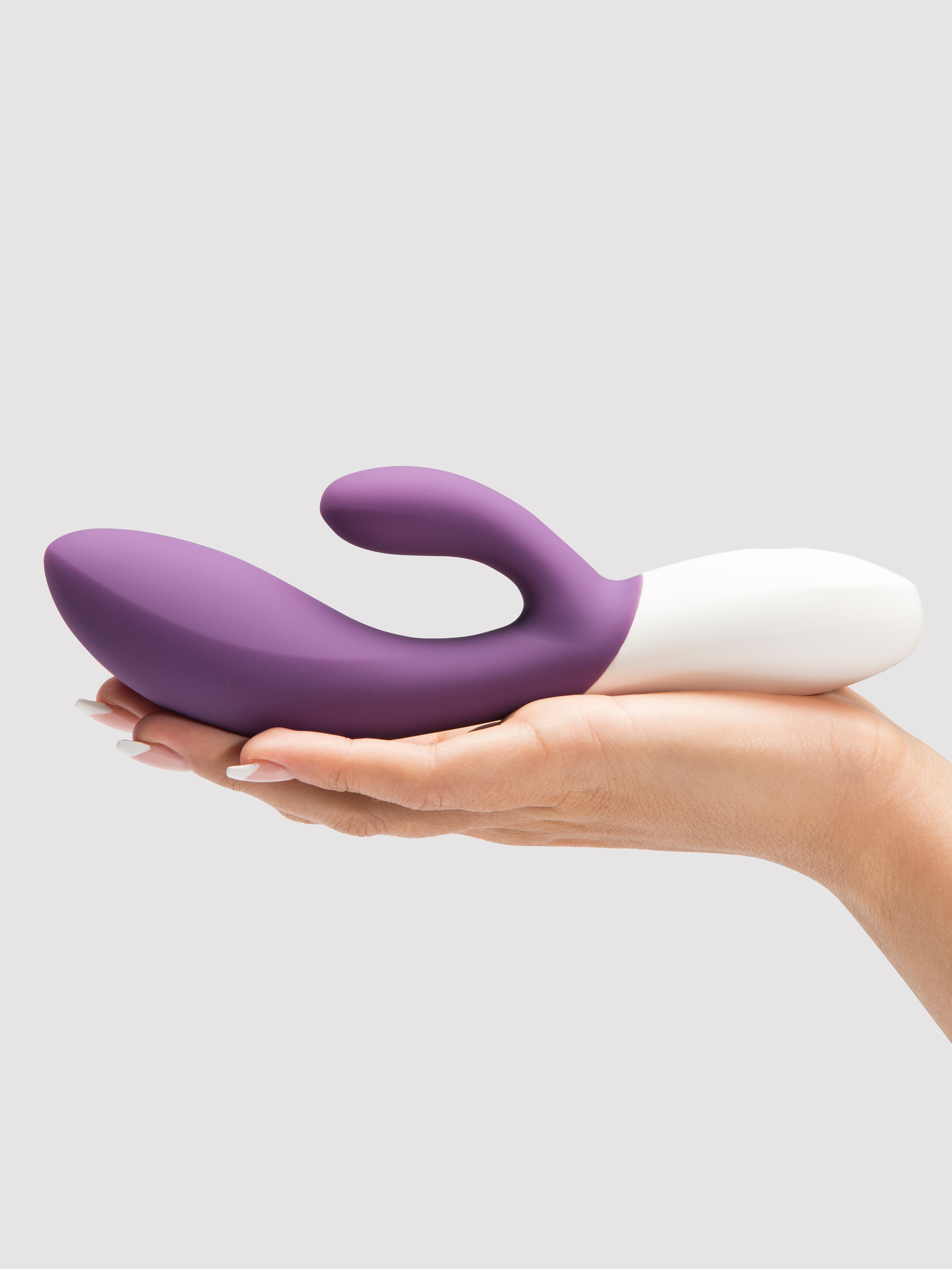 Lelo Ina Wave Luxury Rechargeable 10 Function Rabbit Vibrator, Purple, hi-res