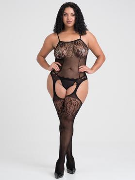Lovehoney Plus Size Up All Night Lace Bodystocking