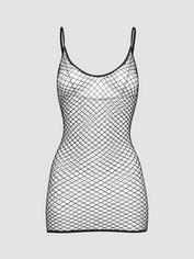 Lovehoney Fishnet Mini Dress, Black, hi-res