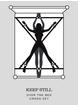 Fifty Shades of Grey Keep Still Over the Bed Cross Restraint, Silver, hi-res