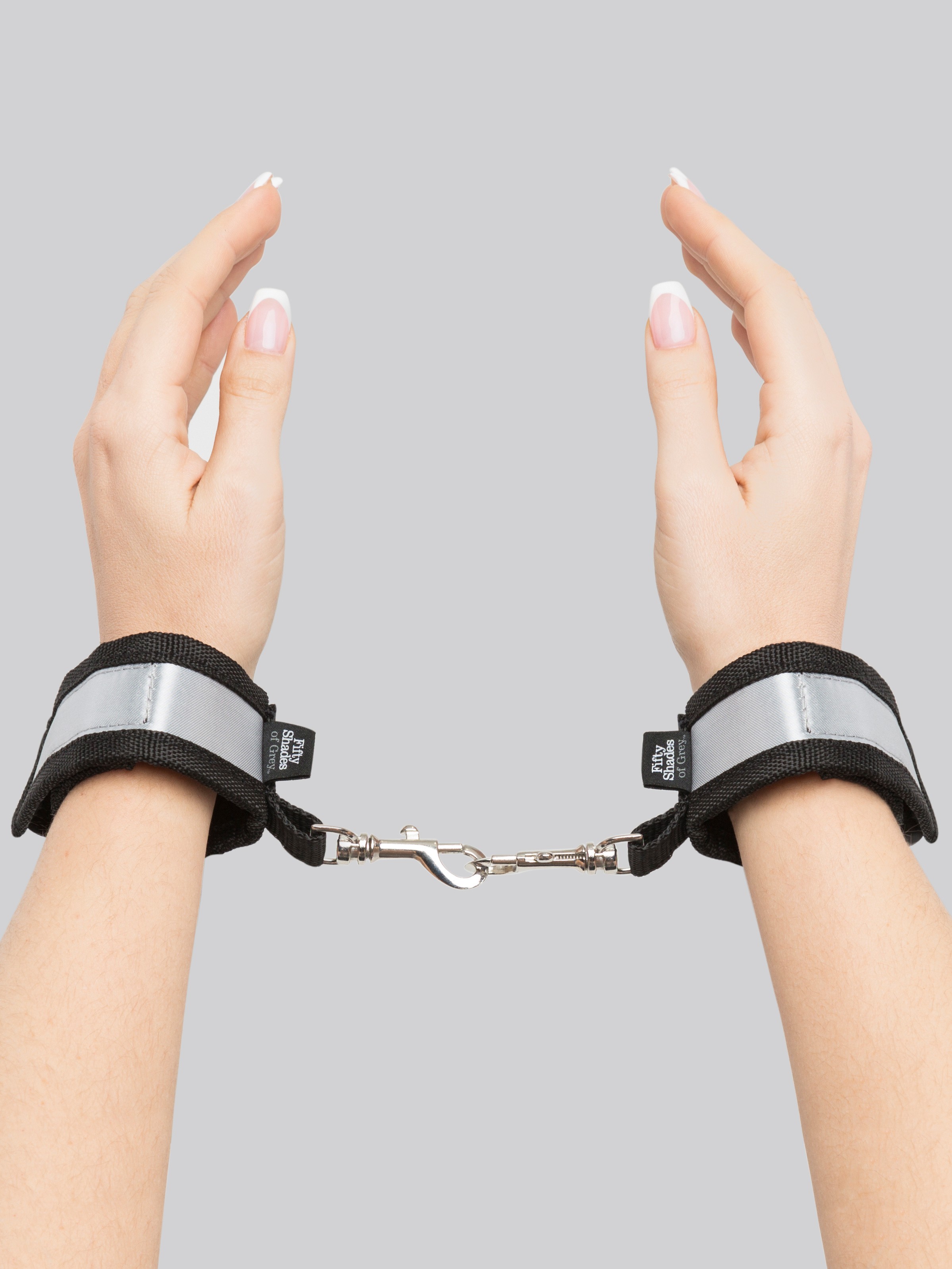 Fifty Shades of Grey Keep Still Over the Bed Cross Restraint, Silver, hi-res