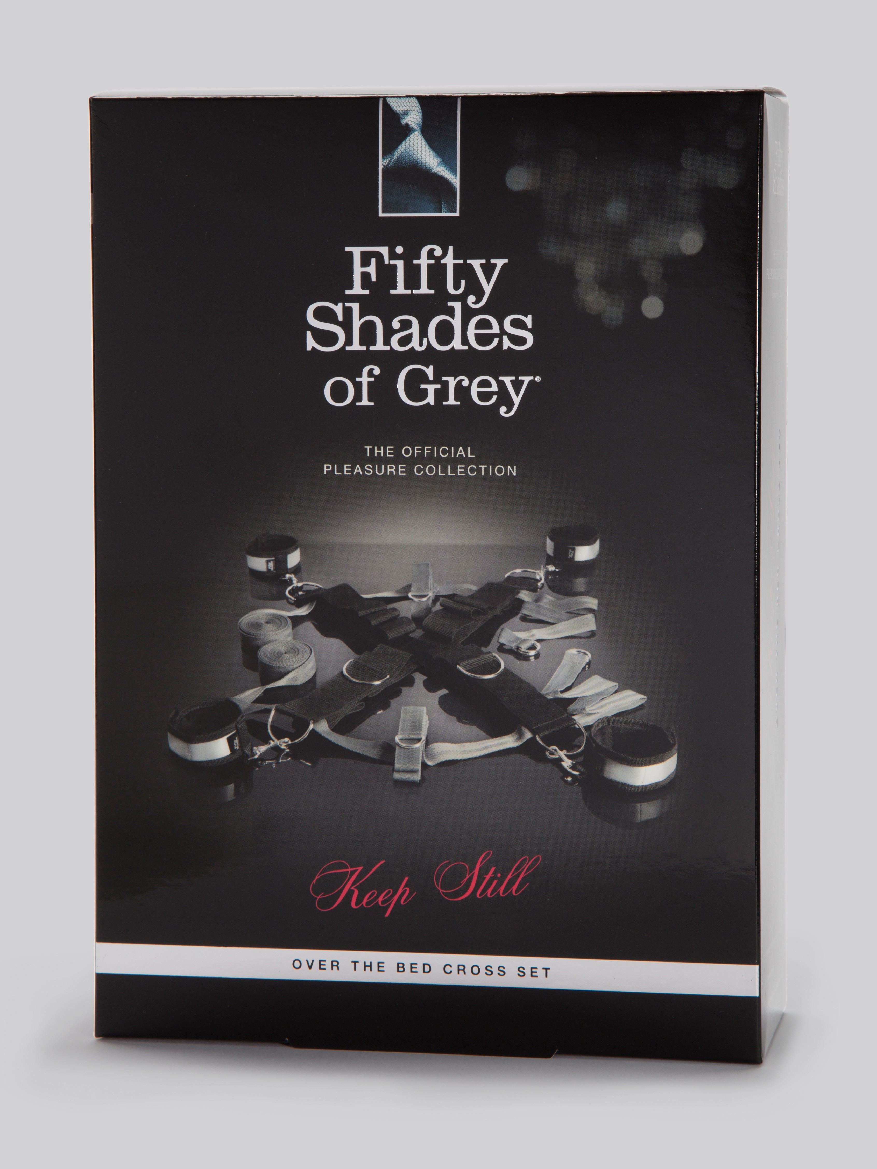 Fifty Shades of Grey Keep Still Over the Bed Cross Restraint, Silver, hi-res