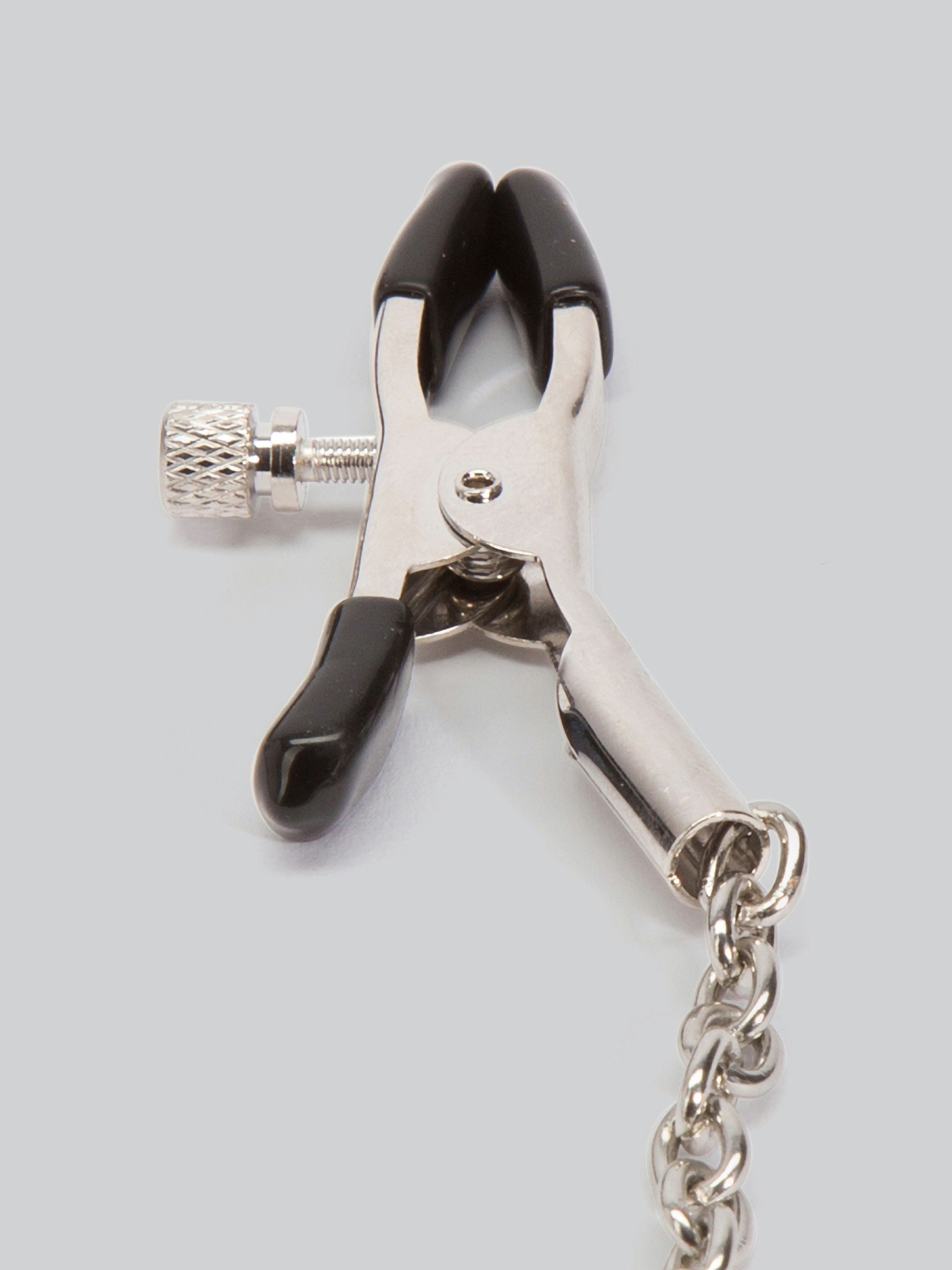 BASICS Collar with Nipple Clamps, Black, hi-res