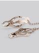 Bondage Boutique Squeeze and Tease Nipple Clamps, Silver, hi-res