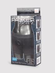 Packer Gear Strap-On Harness Boxer Shorts with Vibe Pocket, Black, hi-res