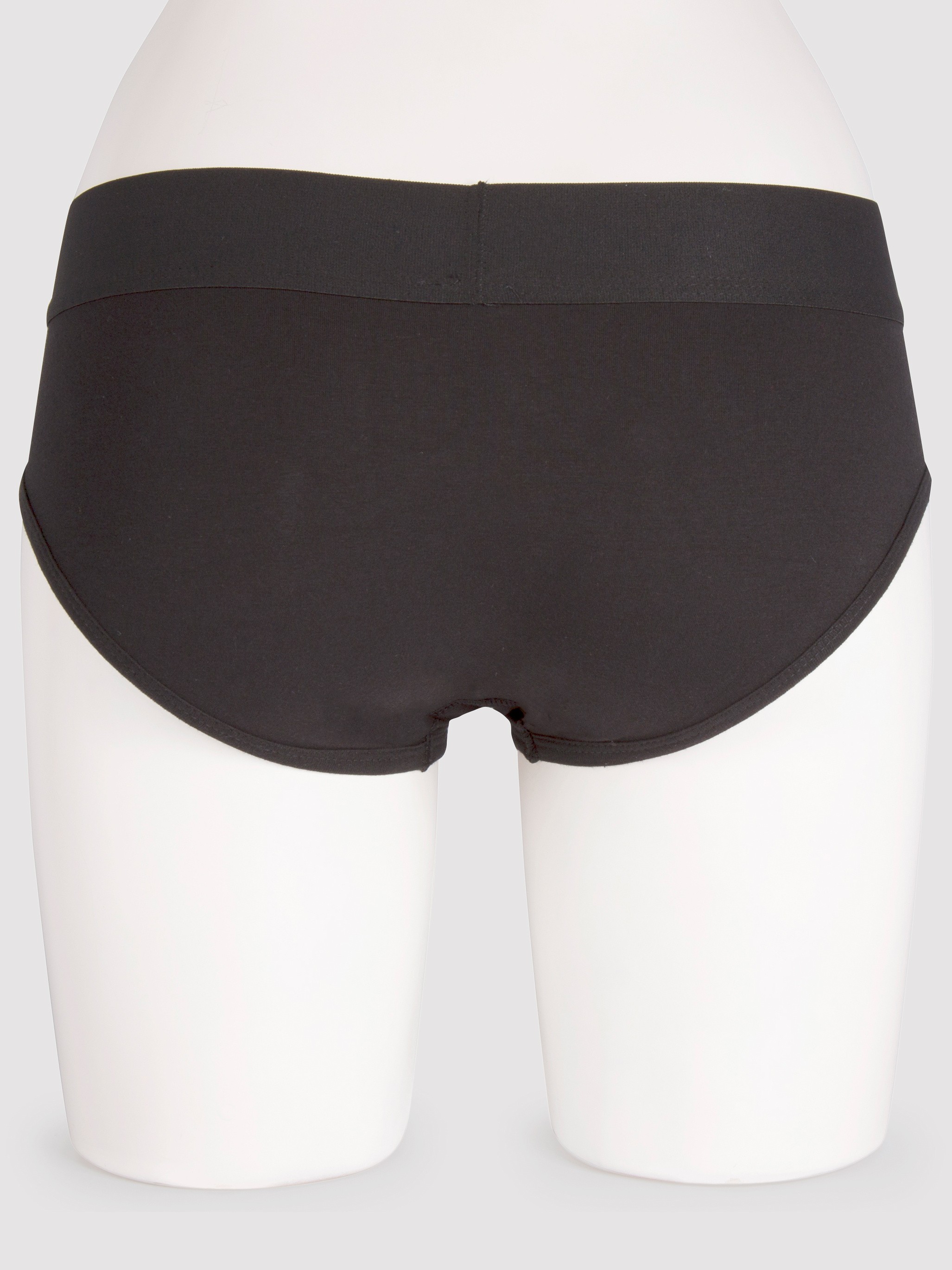 Packer Gear Strap-On Harness Brief with Vibe Pocket, Black, hi-res