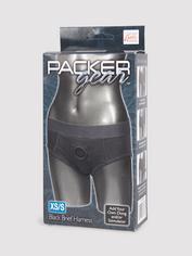 Packer Gear Strap-On Harness Brief with Vibe Pocket, Black, hi-res