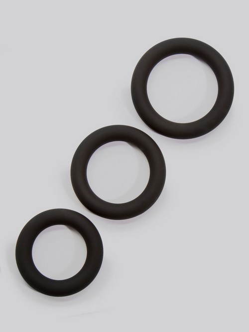 Lovehoney Get Hard Extra Thick Silicone Cock Ring Set (3 Pack)