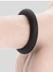 Lovehoney Get Hard Extra Thick Silicone Cock Ring Set (3 Pack), Black, hi-res