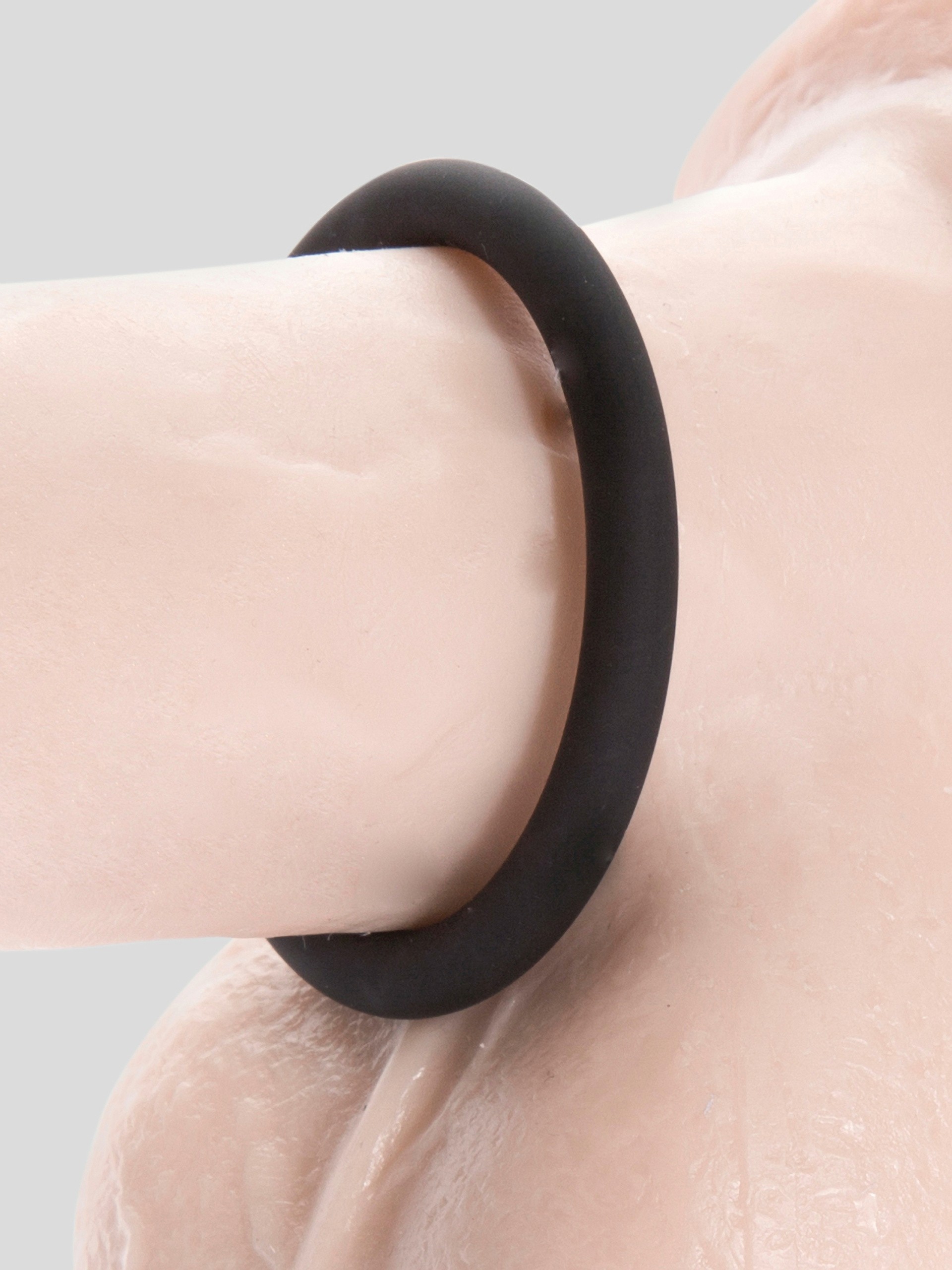 Lovehoney Get Hard Stretchy Silicone Cock Ring Set (3 Pack), Black, hi-res