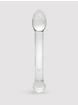 Lovehoney Slimline G-Spot Sensual Glass Dildo, Clear, hi-res