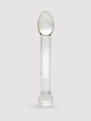 Lovehoney Slimline G-Spot Sensual Glass Dildo, Clear, hi-res